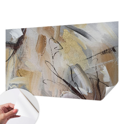 Self-adhesive wall mural Abstract composition