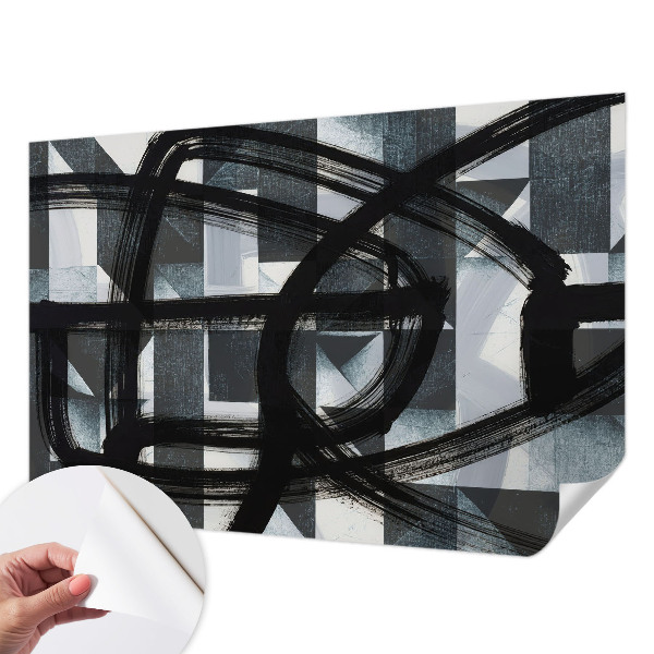 Self-adhesive photo wallpaper Expressive geometry