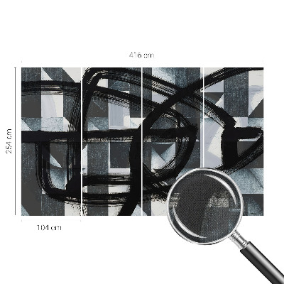 Self-adhesive photo wallpaper Expressive geometry