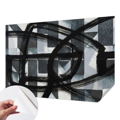 Self-adhesive photo wallpaper Expressive geometry