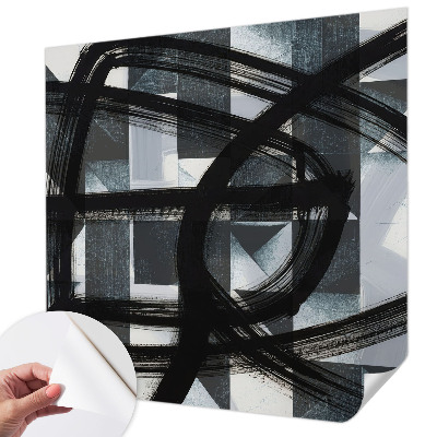 Self-adhesive photo wallpaper Expressive geometry