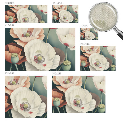 Removable wall mural Floral beauty