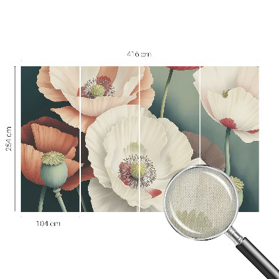 Removable wall mural Floral beauty