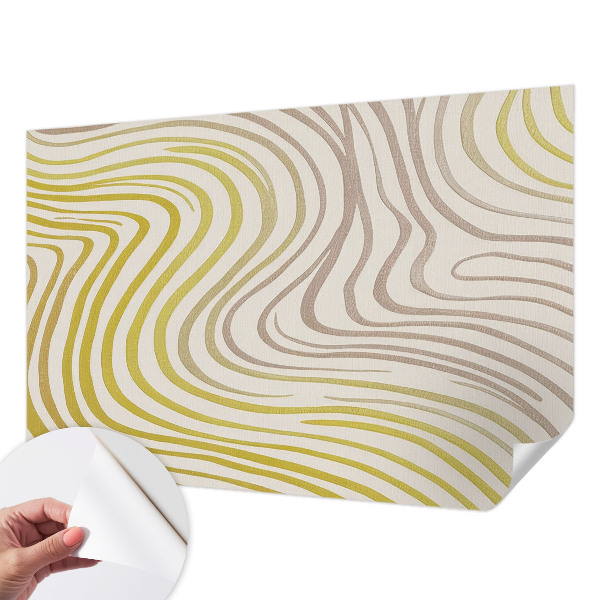 Peel and stick wall mural for living room Liquid elegance