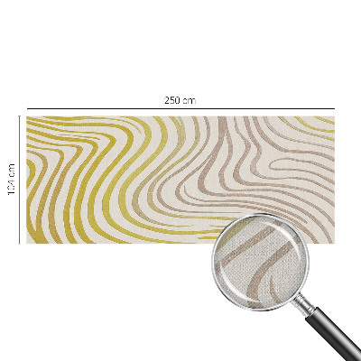 Peel and stick wall mural for living room with a liquid elegance design