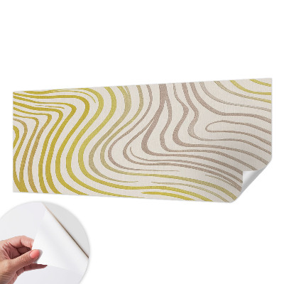 Peel and stick wall mural for living room with a liquid elegance design
