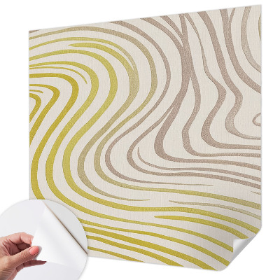 Peel and stick wall mural for living room Liquid elegance