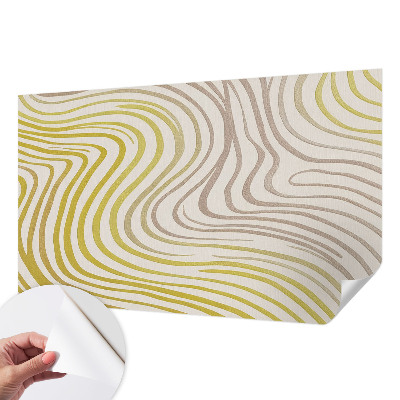 Peel and stick wall mural for living room Liquid elegance