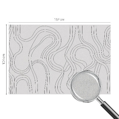 3D wall mural Organic lines