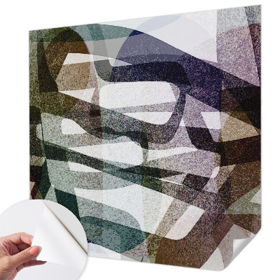 Baby room wall mural with a pattern of colorful bows