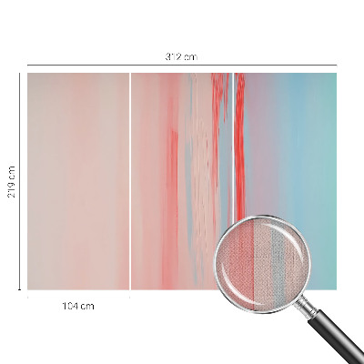 Peel and stick wall mural with the 