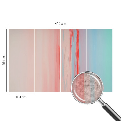 Peel and stick wall mural with the 