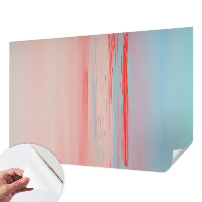 Peel and stick wall mural with the 