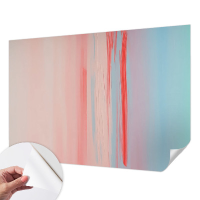 Peel and stick wall mural with the 