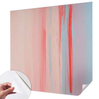 Peel and stick wall mural with the 