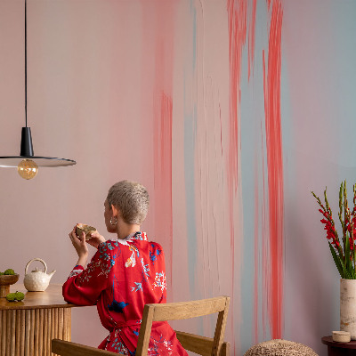 Peel and stick wall mural with the 