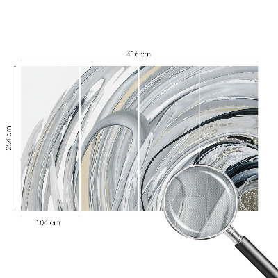 Peel and stick wallpaper mural with an abstract marble pattern