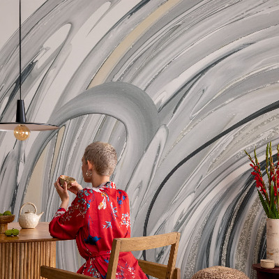 Peel and stick wallpaper mural Abstract marble