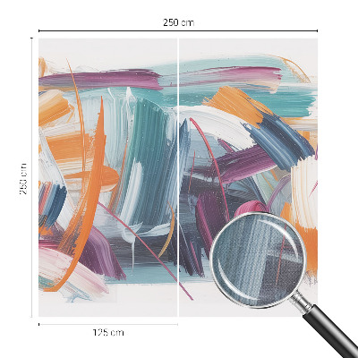 Stick-on wall mural Energetic strokes