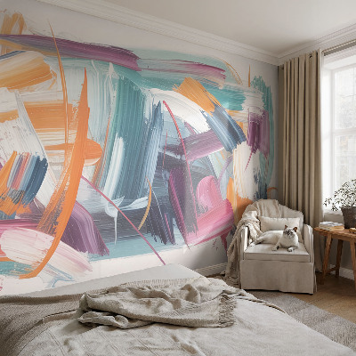 Stick-on wall mural Energetic strokes
