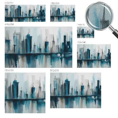 Self-adhesive photo wallpaper City landscapes