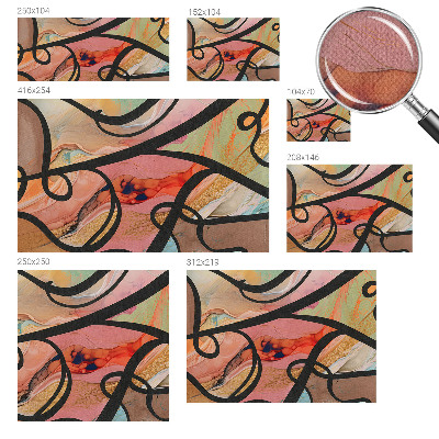 Removable wall mural Colorful movement