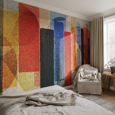 Removable wall mural wallpaper Geometric forms