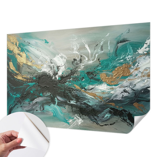 Peel and stick wall mural for kids' room Artistic vortex