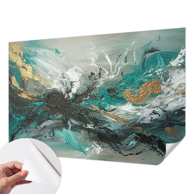 Peel and stick wall mural for kids' room Artistic vortex