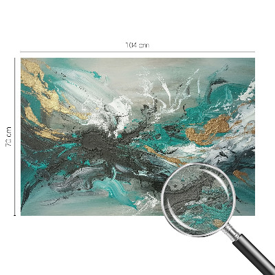 Peel and stick wall mural for kids' room with an artistic vortex design