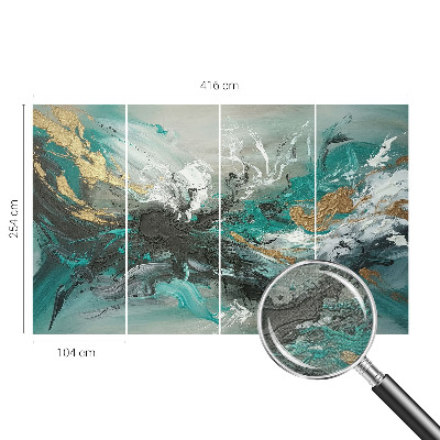 Peel and stick wall mural for kids' room Artistic vortex