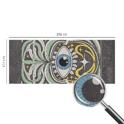 3D photo wallpaper mural Symmetrical eye