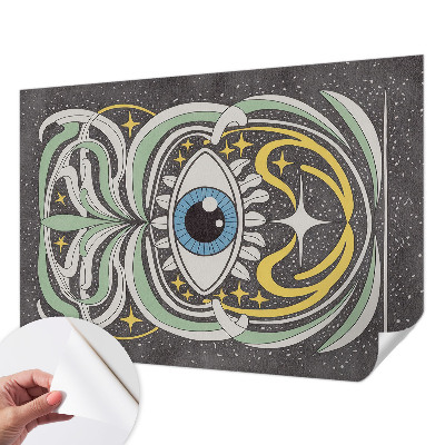 3D photo wallpaper mural Symmetrical eye