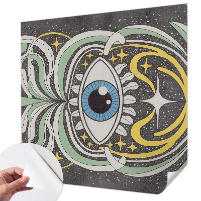 3D photo wallpaper mural Symmetrical eye
