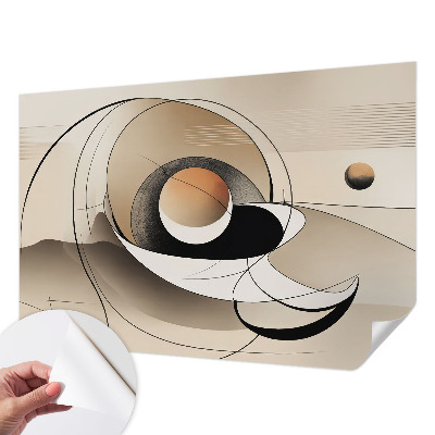 3D wall mural Harmonious abstraction