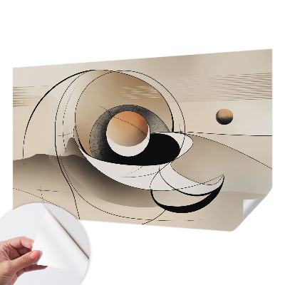 3D wall mural Harmonious abstraction