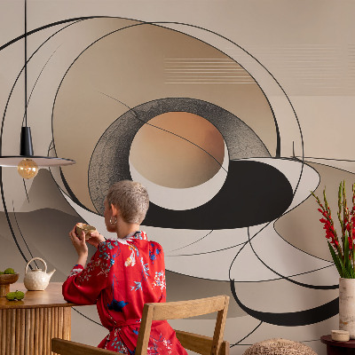 3D wall mural Harmonious abstraction