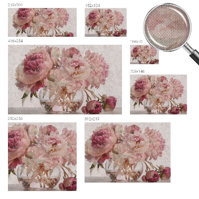 Children's wall mural Peony Charm