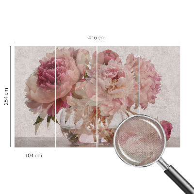 Children's wall mural Peony Charm