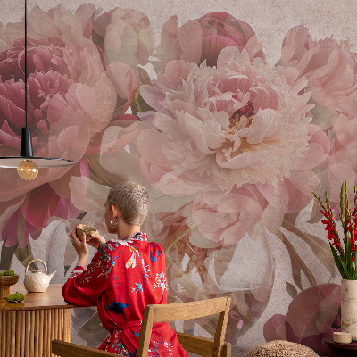 Children's wall mural Peony Charm