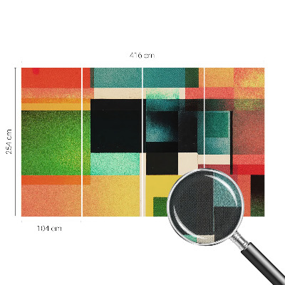 Peel and stick wallpaper mural Geometric abstraction