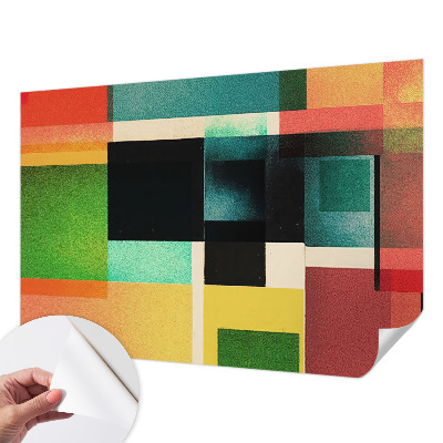 Peel and stick wallpaper mural Geometric abstraction