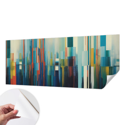 Peel and stick wall mural Abstract stripes