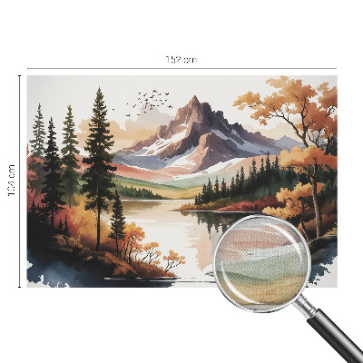 Self-adhesive wall mural Mountain autumn