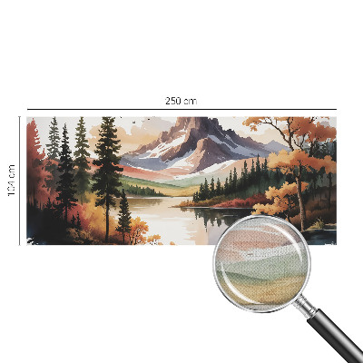 Self-adhesive wall mural Mountain autumn