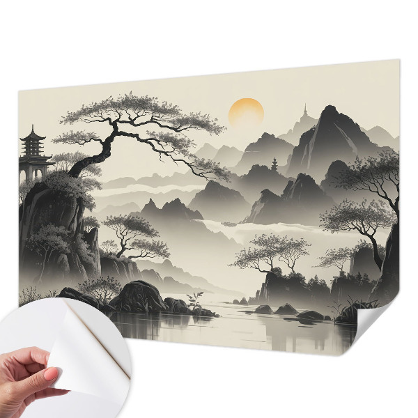 Self-adhesive photo wallpaper Eastern landscape