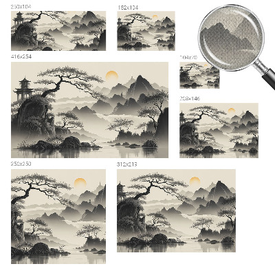 Self-adhesive photo wallpaper Eastern landscape