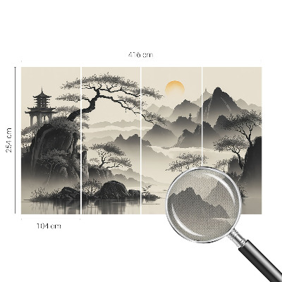 Self-adhesive photo wallpaper Eastern landscape