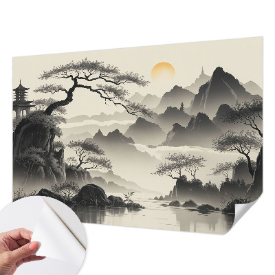 Self-adhesive photo wallpaper Eastern landscape