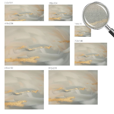 Removable wall mural with gentle streaks